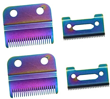 minkissy 4 Sätze Haarschneidekopf Ersatzklingen Für Rasierer Rasierklingen Klingen Für Kabellose Haarschneidemaschinen Elektrische Haarschneidemesser Friseurbedarf Einstellbar Messerkopf