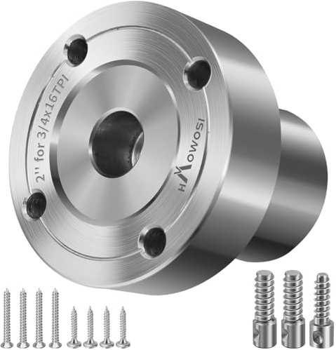 Wood Lathe Steel Faceplate 2 for 3/4 x 16TPI Spindle with Screwchuck