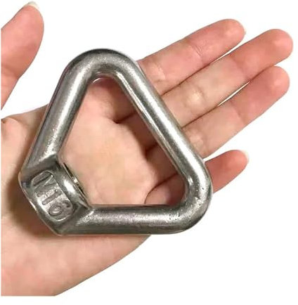 DUOCAI Dreieckige Ringmutter 1 Stück M8 M10 M12 M14 M16 M20 M24 304 Edelstahl Dreieck Hebeöse Mutter Trapezgewinde Ringe Passend for Griffschrauben (Color : M24)