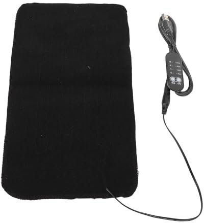 USB-Heizkissen, Elektrisches Heiztuch USB-Heiz-Taillenpolster mit Timer, 4 Gänge Einstellbar Elektrisches Heizkissen für Rücken, Taille, Bauch