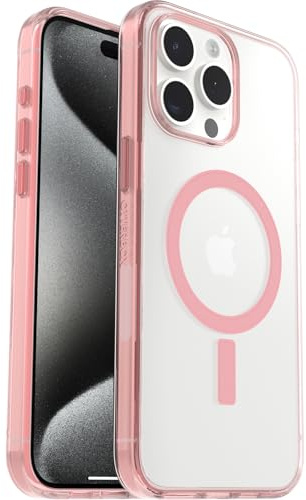 OtterBox Clear Case Serie mit MagSafe für iPhone 15 Pro Max, stoßfest, sturzsicher, Ultra-dünn, schützende dünne Hülle, 3X getestet nach Militärstandard, Anemone