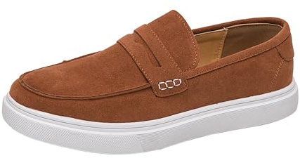 Schuhe Sneaker Herren Bequeme Flache-Schuhe Loafer | Modische Slip On Freizeitschuhe Ohne SchnüRsenkel | Herren Halbschuhe Walkingschuhe | Outdoor Fitnessschuhe Fahrschuhe Businessschuhe