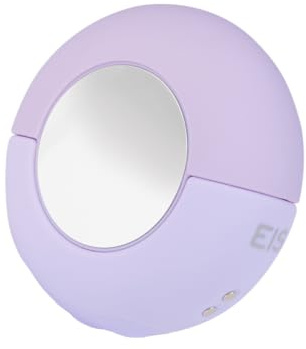 EIS, vibromasseur, vibromasseur discret à poser en silicone, 7,6 cm, étanche (IPX7), rechargeable, 2 moteurs avec 10 programmes de vibrations chacun, matériau sans danger pour la peau