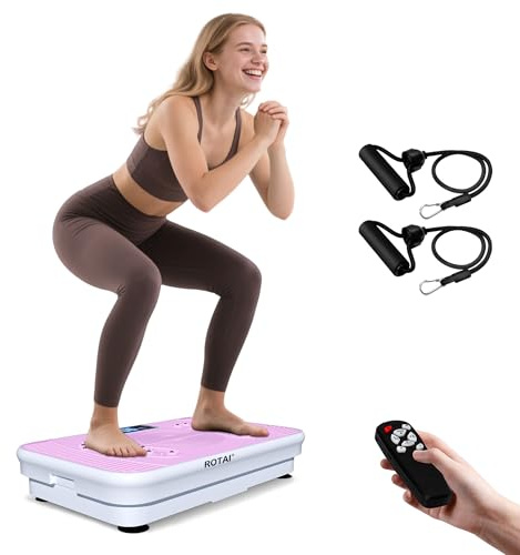 Shake Plate Vibration Exercise Machine for Lymphatic Drainage Massager & Weight Loss, 400 lbs Capacity Whole Body Vibrating Plate Workout for Women and Men
