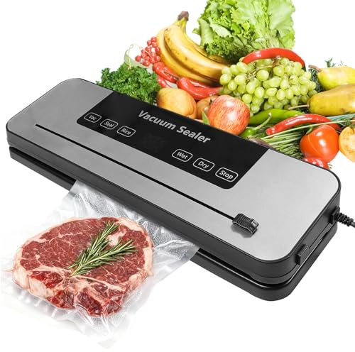 ALLILUYAA Machine Sous Vide Alimentaire, 6 en 1 Appareils de Mise Sous Vide, Vacuum Sealer pour les Cuisines de Restaurant Afin de Préserver la Fraîcheur des Aliments
