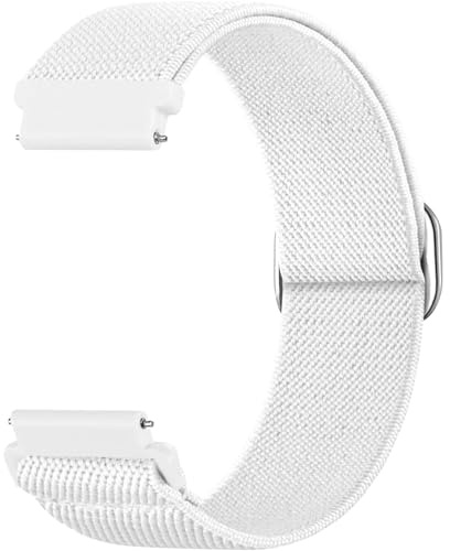 Aurrain 18mm Elastisk nylon klockarmband kompatibelt Garmin Vivoactive 4S/Venu 3s/2s/Watch GT5/GT4/Forerunner 255s/ActiveS,Unisex elastiskt nylonarmband för sportklocka.