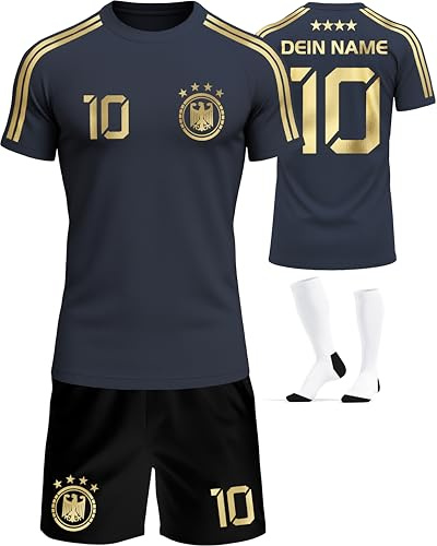 Deutschland Trikot Kinder Herren Damen WM 2026 Fussball Geschenke Jungen Coole Sachen für Jungs Fußball Trainingsanzug Tshirt EM Shirt geschenk junge 10 jahre Fußballtrikot Mädchen Set IIIII20Fo7IIIII