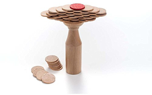 Engelhart unknown - Brettspiel in Holzwaage, Balance auf der Flasche - 340911, Leer, Holzfarbe