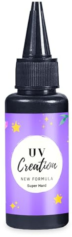 Resin Pro ® UV-Creation - Resina UV per Bijoux, Fai da Te, Creazione Gioielli, Anelli, Bracciali, Collane, Orecchini, Compatibile con Paste Colorate e Pigmenti, Asciugatura Rapida (100 ml)
