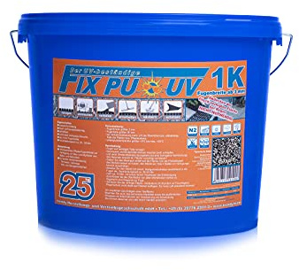 trendybau 1K PU Pflasterfugenmörtel, UV-stabil, für leichte Verkehrsbelastung - 25 kg (Natur) – NEUHEIT: wassertolerante Rezeptur