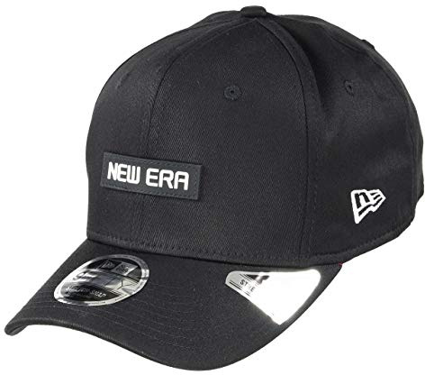 New Era 9Fifty Stretch Cap Rubber Badge Black/Black - S-M (6 3/8-7 1/4)