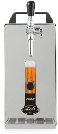 Komplett uppsättning, Öltapp, PYGMY 25/K, med membranpump en linje torr kylanordning gjord av rostfritt stål, 35 liter/h, Green Line, KEG:Type G