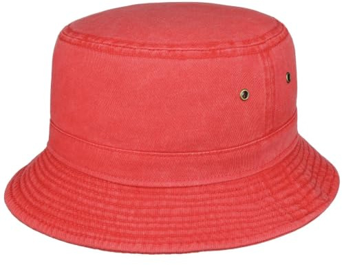 Lipodo Washed Bucket Hut Anglerhut knautschbar packbar Damen Herren Frühling Sommer