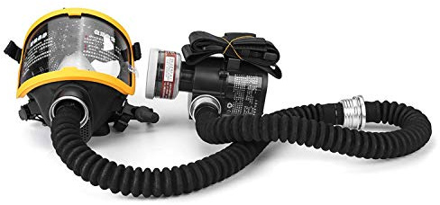 ZYC Flux Constant électrique Système alimenté à l'air Fed System Visage Complet Respirateur largement utilisé en gaz Organique, Anti-poussière, pulvérisateur de Peinture, Chimique, Travail du Bois