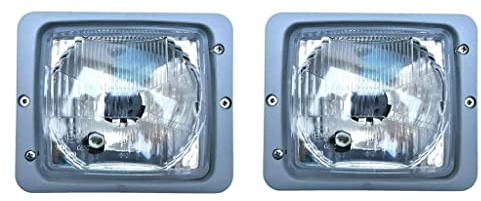 MelTruck® 2x R2 Scheinwerfer mit Fernlicht Positionslicht Abblendlicht für Steyr MB IHC Fendt