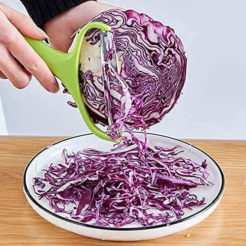 EdirFtra Multifunction Peeler-Vegetable Shredder Fruit Peeler-Vegetable Potato Fruit Peeler Cabbage Shredder Kitchen Coleslaw, 16cm