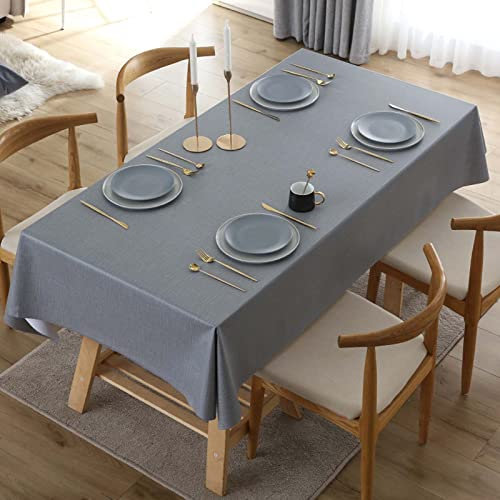 YSUEFIJO Tischdecke Rechteckige, PVC Wasserabweisend Tischdecke, Wachstuch-Tischdecke Abwaschbar, Tischtuch Herbst, Tischwasche Modern, Pflegeleicht, für Küche Picknick Tischdekoration
