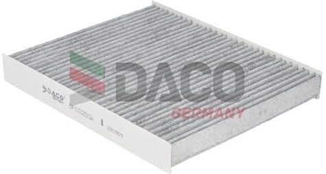 DACO Germany DFC0200W Innenraumfilter Pollenfilter Aktivkohlefilter Höhe: 30 Breite: 216 Länge: 248 Kompatibel mit VW POLO 9N Polo Schrägheck 6R1, 6C1, SKODA Fabia II Schrägheck 542, SEAT