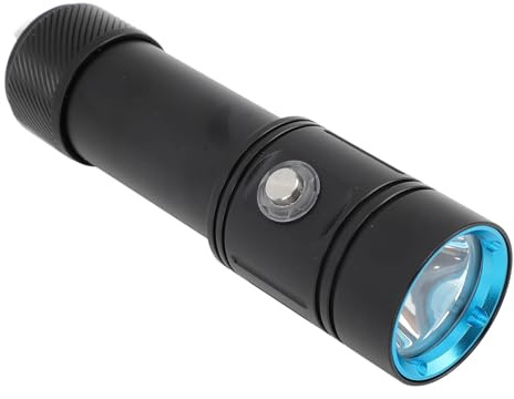Pyhodi Linterna de Buceo 5000LM, IPX8 Impermeable, 4 Modos, Sumergible, Luz Blanca, Antorcha de Buceo, Snorkel, Linterna LED para Actividades Subacuáticas, Pyhodi1hv26u7tep