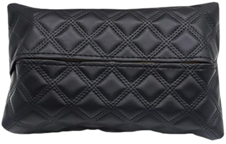 Soporte para pañuelos de coche, caja de pañuelos para coche, funda de vehículo para pañuelos de cosméticos, dispensador de servilletas de viaje, caja de piel sintética, portátil para guardar en