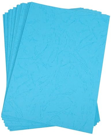 NUOBESTY 100blätter Papierbindehüllen Binderblattschutzhüllen Papierschutzhülle Geschäftsdokumenthüllen Für Büromaterial