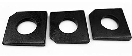WEKONUMEX Rondelle quadrate Oblique Piatte, Il Quadrato Inclinato Standard Nazionale, Il Cuscinetto Quadrato infiammato, la Guarnizione di facciata, l'acciaio scanalato(M20)