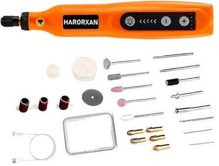 Elektriska graveringsmaskiner, roterande verktyg, bärbart graveringsverktyg | roterande graverat professionellt graveringsverktyg, 5-växlad justerbar sats, inmatningsvänlig