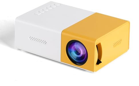Mini Projector Portable 1080P - Home Theater Projector for Indoor & Outdoor | Compact Video Projector Compatible with Android, Laptop, Smartphone & TV