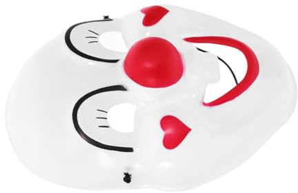WEKAMOS Clown Maske für Halloween und Karneval Gruselige Vollmaske für Erwachsene und Lustiges Kostümzubehör für Partys Sorgt für Spaß und Passt