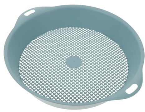 SUPVOX de Tierra para jardín: de Tierra para filtrar Arena y Rocas con Asas Laterales - Herramienta de tamizado para separación de partículas con Apertura de 3 mm