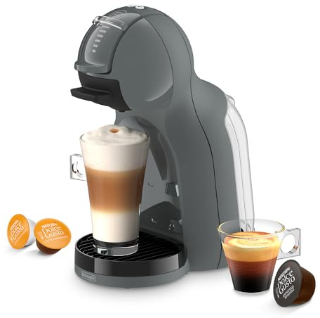 De'Longhi Nescafé Dolce Gusto Mini Me 2 - Coffee Capsule Machine with Compact Design, Automatic Shutdown, Hot and Cold Beverages, Compact Coffee Maker, 15 Bar Pressure, Anthracite (EDG335.A)