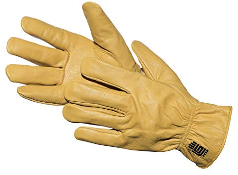 JAH Fahrerhandschuh Rindvollleder, gefüttert – warm & griffig – für Winterdienst, Bauhof & Außenarbeiten