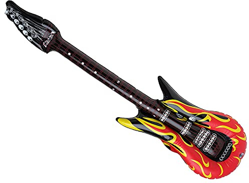 ATOSA Cars Gitarre 90X22 cm aufblasbar 2 ST, Mehrfarbig (38837)