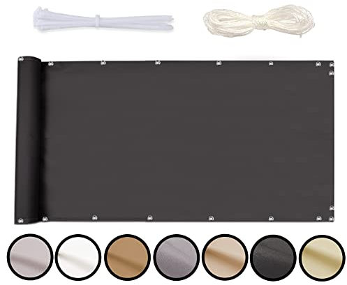 MEEYI Sichtschutz Balkon Sichtschutz 70x100cm Seitenmarkise Schattentuch Camping Stoff Picknickmatte Balcony Cover Sichtschutz Garten Balcony Privacy Screen Sichtschutz FüR Terrasse