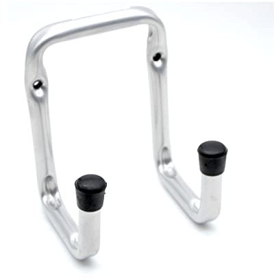 DOJA Barcelona | Ganci a U per Muro | 2 Ganci Bicicletta Muro Semplici | 120x80x50mm | Acciaio Zincato | Appendi Bici da Parete, Supporto da Parete per Kayak, Staffe Porta Attrezzature Sportive