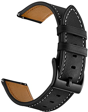 Leder Armband für Huawei Watch GT 3 Pro, 46mm - 22mm Ersatzarmband für Huawei Watch GT Fashion, Sport, Active, Elegant, Classic