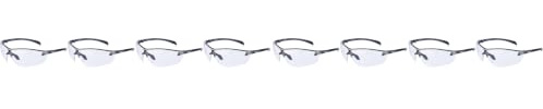 Bollé Safety Silium+ Incolores Lunettes Traitement Anti-Buée Platinum SILPPSI Chasse Sport Tir Pêche Travail Sécurité Antibuée (Lot de 2)