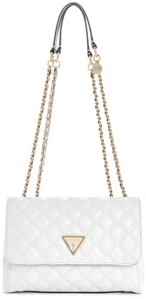 GUESS Giully Two Compartment Convertible Flap White