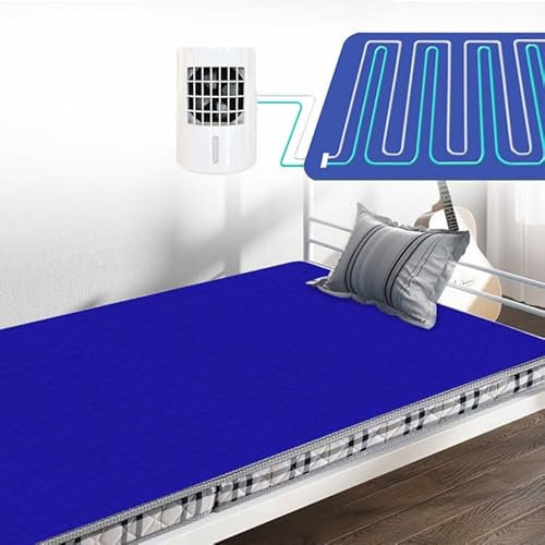 Cooling Mattress Topper Water Cooling System for Bed Air Conditioning Fan + Cooling Pad 70x160cm Ideal for Hot Sleepers