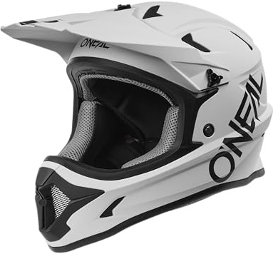 O'Neal Sonus Solid DH Fahrrad Helm Light grau 2026 Oneal