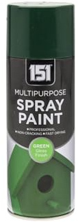 SDMAX Multipurpose Green Spray Paint, Non-Cracking, Fast Drying, Durable And Gloss Finish, Long Lasting Use, Portable And Lightweight, Ideal Use For Wood, Metal, Plastic, Brick, 400ml (1pcs)