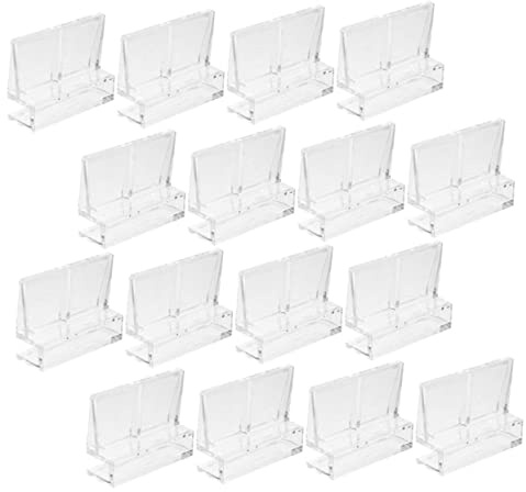 Kisangel Acryl Aquarium Deckel Griff 16 Stücke Aquarium Aquarium Abdeckung Partition Halterung Clips