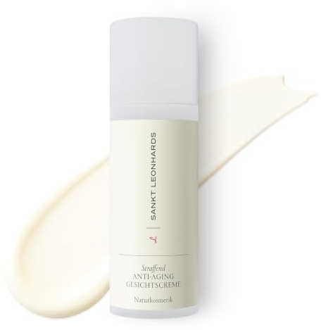 Straffende Anti-Aging Gesichtscreme - 50ml - Natürlicher Lifting-Effekt | Ein glatteres Hautbild - mit Bio-Molke, Vitamin C & E, Sheabutter, Squalan, Spilanthol aus Parakresse & Gold