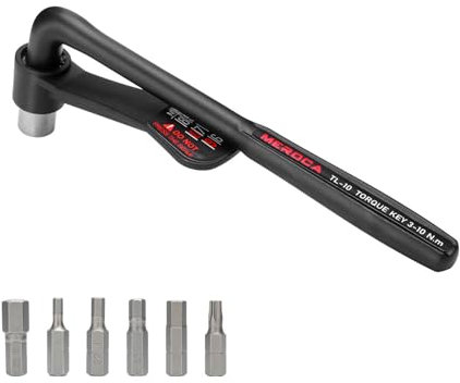 Aomiun Clé dynamométrique pour vélo - Clé hexagonale de haute précision - Clé à molette portable avec 6 embouts et couple - Différentes spécifications (TL10)