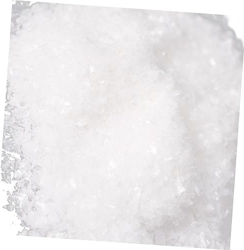 HOOTNEE Weihnachtskünstlicher Dekoschnee Pulver Fein Streuschnee Realistisches Tannenbaum Schneebild Für Party Haushalt Dekoration Lang Anhaltender Kunstschnee Für Winterwunderland Und Fot
