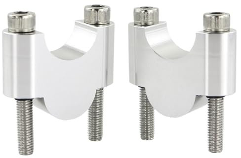 KKMNAIF Rehausseurs De Barre De Graisse De Guidon De Montage De Moto, 7/8 Pouces, 22mm, pour Kawasaki pour V-sys-x 250 300 KLE500 ER-5 Z125 Z250 KX65 2015 – 2021 Pontet Guidon(4-Riser 30mm)