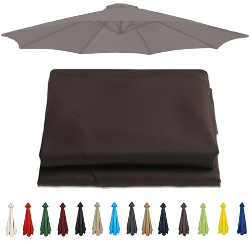 Telo di Ricambio per ombrellone da Esterno (200 cm-350 cm), Telo di Ricambio per ombrellone a 6/8 Braccia, Telo di Ricambio per ombrellone da Giardino per Patio/Spiaggia/Cortile/Piscina (Mar