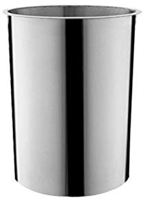 DJVHSRI Integrated Round Trash Can Lid in Countertop – Brushed Stainless Steel Kitchen Waste Bin Cover – Hidden Garbage Bin for Sleek Modern Design,