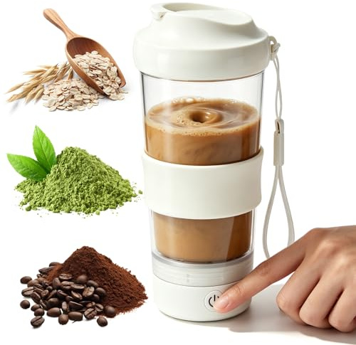 Behogan 530ML Shaker Elektrisch: Protein Shaker Elektrisch, 500 mAh Automatischer Protein Mixer, Shake r Proteinshake USB Wiederaufladbar, Elektrischer Eiweiß Shake r, BPA-frei