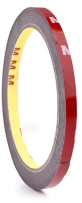 Automotive Double Sided Sticky Tape, Heavy Duty & Waterproof, 5m x 3metars, High Strength Adhesive for Car Number Plates and Body Panels